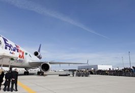 FedEx Panda Express plane draws a crowd in Toronto
