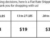 USPS Flat Rate shipping Prices 2014