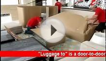 Door-to-door luggage shipping international service from