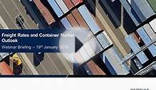 Drewry Webinar - Container Freight Rates & Shipping Market