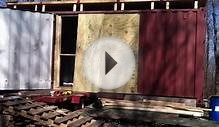 Shipping Container Door Installation Time Lapse