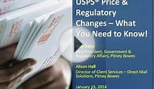 USPS® Price & Regulatory Changes 2014 -- What You Need to